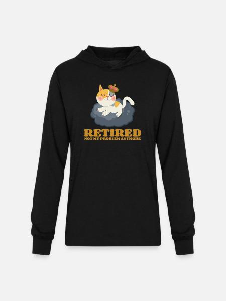 Cat King Queen - Unisex Long Sleeve Hoodie Shirt - black