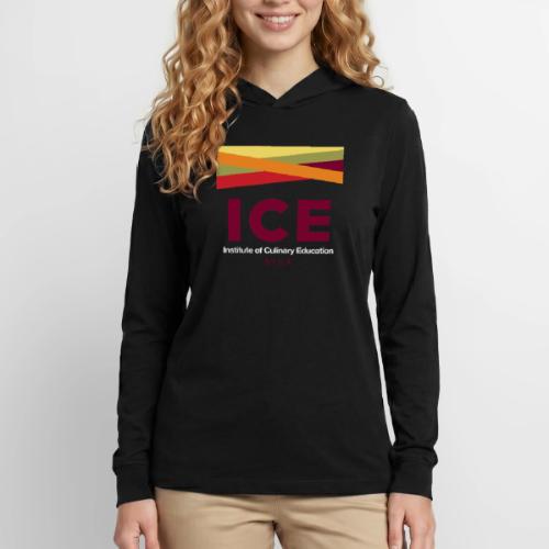 ICE Logo - White Font - Unisex Long Sleeve Hoodie Shirt