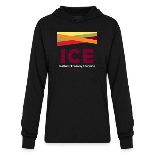 ICE Logo - White Font - Unisex Long Sleeve Hoodie Shirt