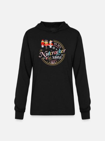 Nutcracker Mom Era - Unisex Long Sleeve Hoodie Shirt - black