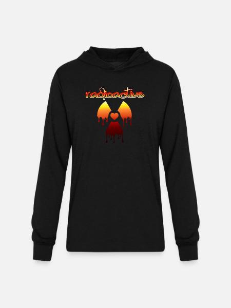 Radioactive – Bold & Unique - Unisex Long Sleeve Hoodie Shirt - black