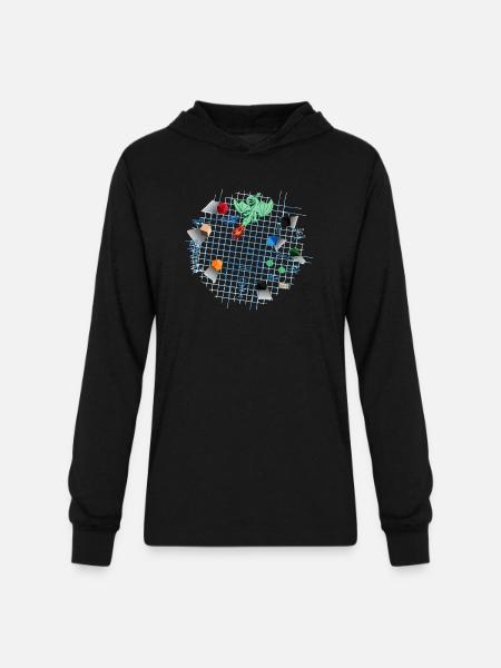 Dungeon Mastery - Unisex Long Sleeve Hoodie Shirt - black