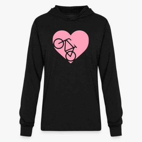 heart_bicycle_cutout - Unisex Long Sleeve Hoodie Shirt