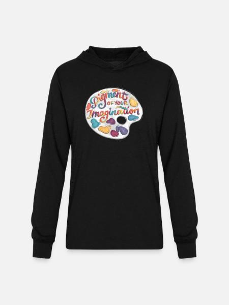 Pigment Of Your Imagination - Unisex Long Sleeve Hoodie Shirt - black