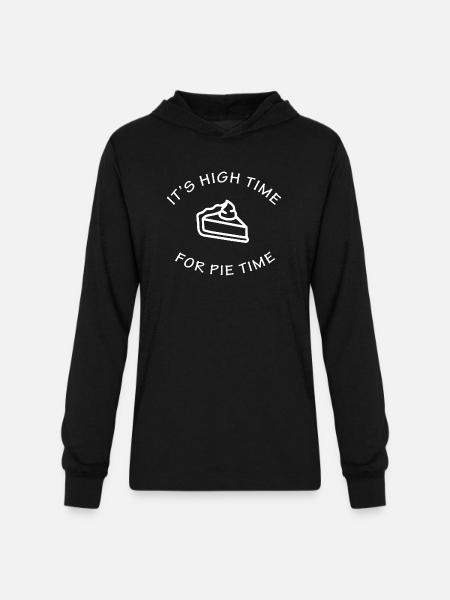 Pumpkin Pie - Unisex Long Sleeve Hoodie Shirt - black