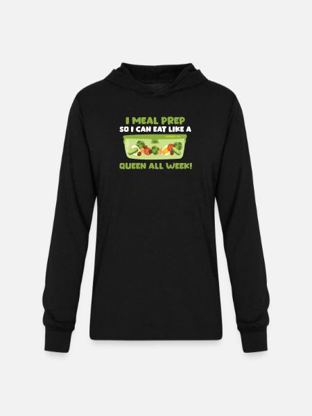 Great Meal Prep Shirt - Unisex Long Sleeve Hoodie Shirt - black