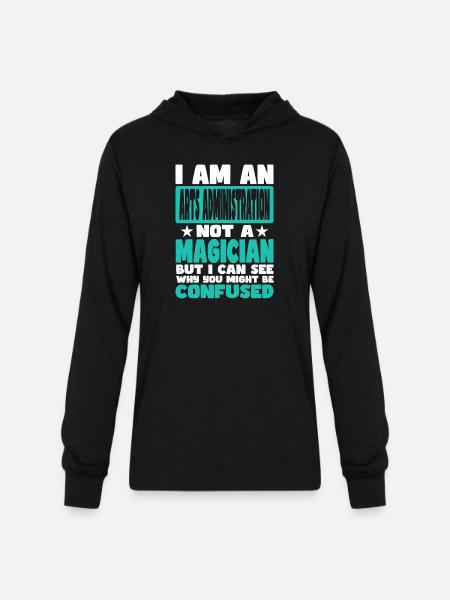 Arts AdminIstration - Unisex Long Sleeve Hoodie Shirt - black