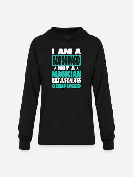 Bodyguard - Unisex Long Sleeve Hoodie Shirt - black