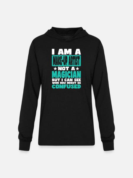 Make-up Artist - Unisex Long Sleeve Hoodie Shirt - black