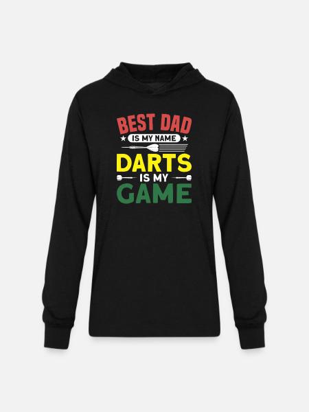 Darts Dart Player - Unisex Long Sleeve Hoodie Shirt - black