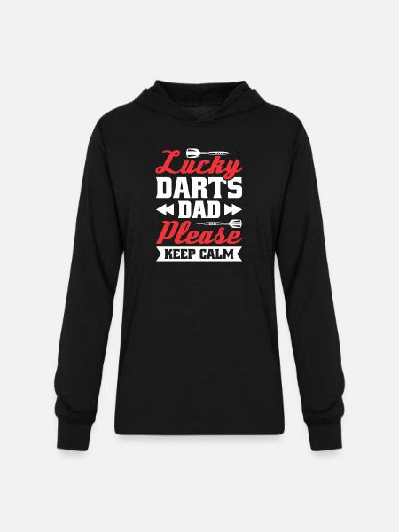 Darts Dart Player - Unisex Long Sleeve Hoodie Shirt - black