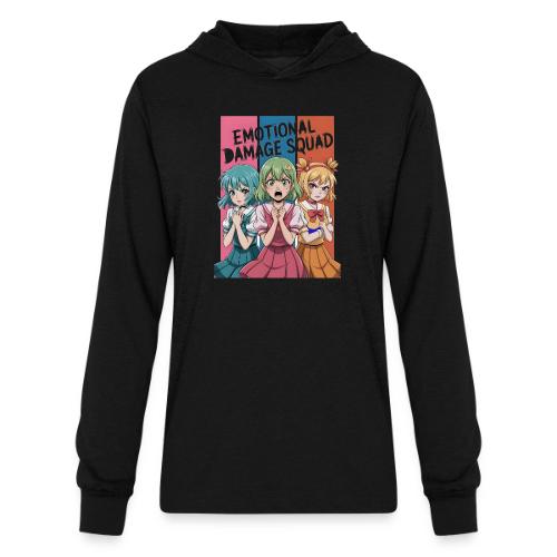 Emotional Damage Squad – Funny Anime Schoolgirl - Unisex Long Sleeve Hoodie Shirt