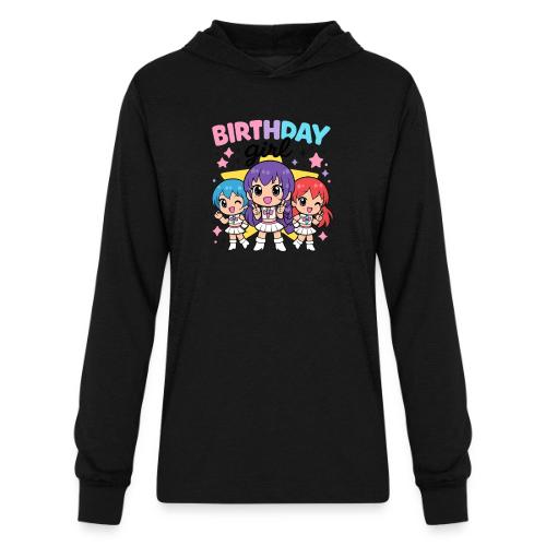 Cute Chibi Birthday Idol Girls - Unisex Long Sleeve Hoodie Shirt