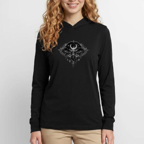 Crescent Moth - Unisex Long Sleeve Hoodie Shirt