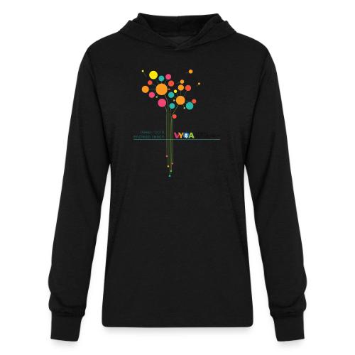 flower tag - Unisex Long Sleeve Hoodie Shirt