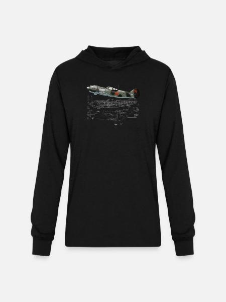 La-5 - Unisex Long Sleeve Hoodie Shirt - black