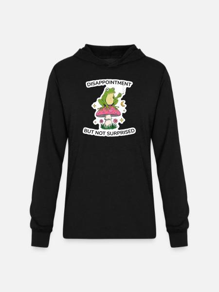 Disappointment But Not Surprised - Unisex Long Sleeve Hoodie Shirt - black