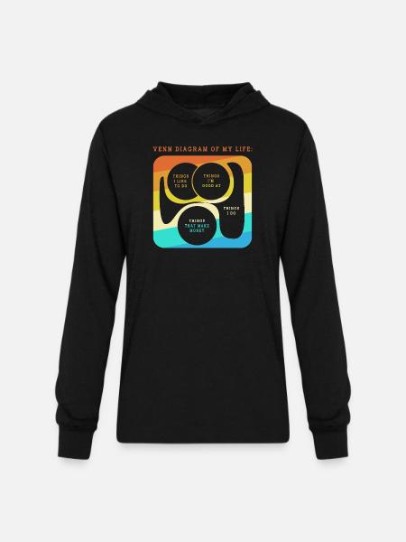 Internet Humor Money Meme - Unisex Long Sleeve Hoodie Shirt - black