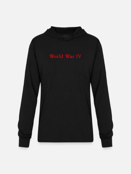 WORLD WAR 4 - Unisex Long Sleeve Hoodie Shirt - black
