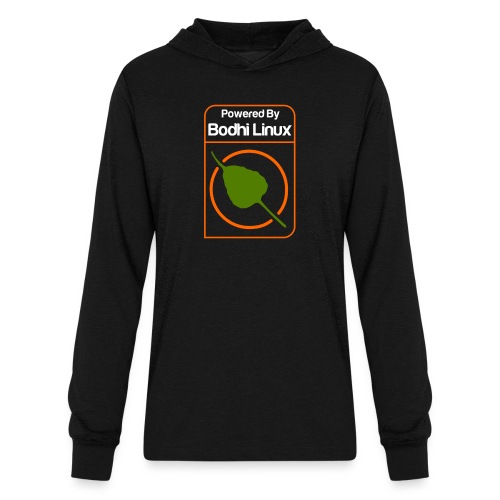 Powered by Bodhi Linux - Unisex Long Sleeve Hoodie Shirt