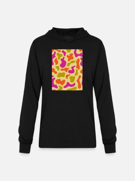 Camo - Unisex Long Sleeve Hoodie Shirt - black