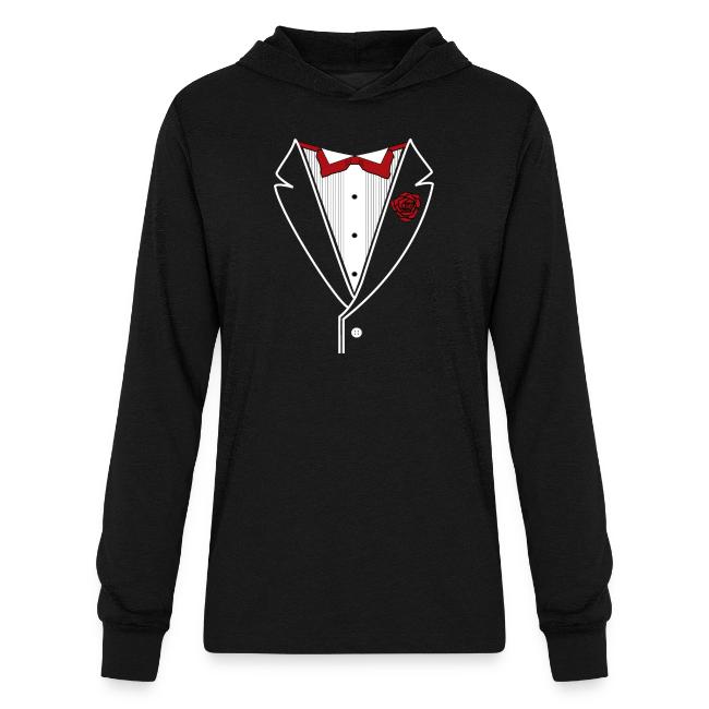 Tuxedo Shirt with Red bowtie