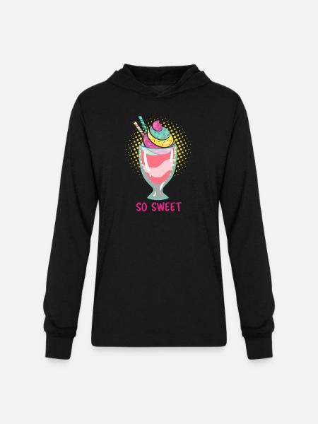 So sweet - Unisex Long Sleeve Hoodie Shirt - black