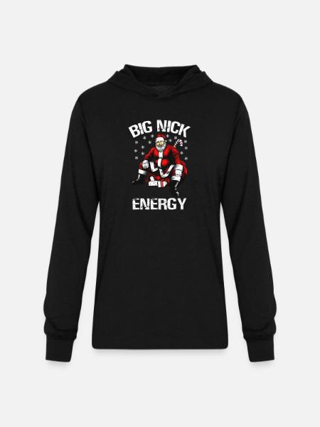 big nick - Unisex Long Sleeve Hoodie Shirt - black