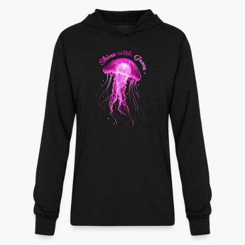 Shine with Grace - Unisex Long Sleeve Hoodie Shirt