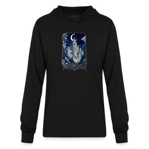 Celestial Winter Temple T-Shirt - Unisex Long Sleeve Hoodie Shirt