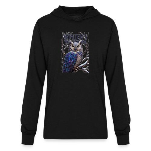 Crystalized Forest Owl T-Shirt - Unisex Long Sleeve Hoodie Shirt