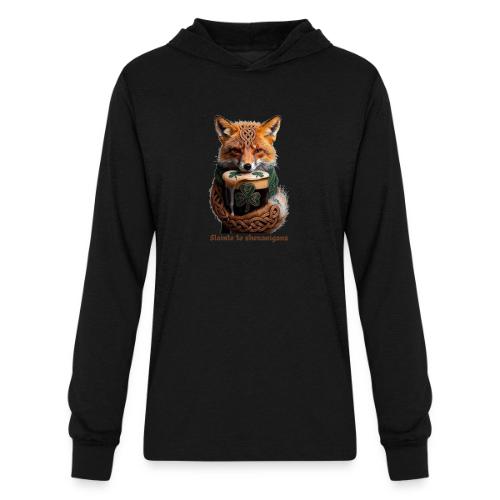 Sly Emerald Fox Toast T-Shirt - Unisex Long Sleeve Hoodie Shirt