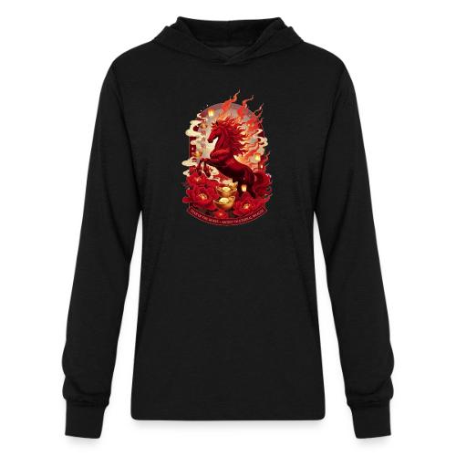 Year of the Horse Ascent T Shirt, Lunar New Year - Unisex Long Sleeve Hoodie Shirt