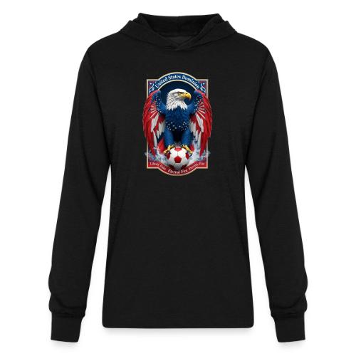 USA Eagle Emblem T Shirt, USA Soccer Pride Gift - Unisex Long Sleeve Hoodie Shirt