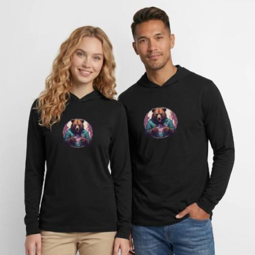 Magical Bear - Unisex Long Sleeve Hoodie Shirt