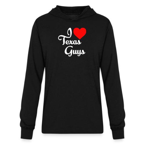 I LOVE TEXAS GUYS 0001 - Unisex Long Sleeve Hoodie Shirt