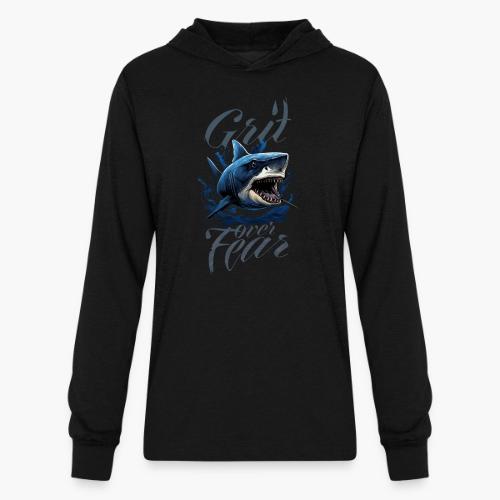 Grit over Fear - Unisex Long Sleeve Hoodie Shirt