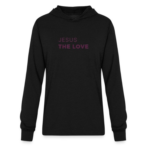Jesus The Love - Unisex Long Sleeve Hoodie Shirt