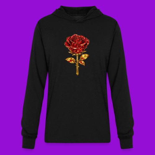 Golden Rose - Unisex Long Sleeve Hoodie Shirt