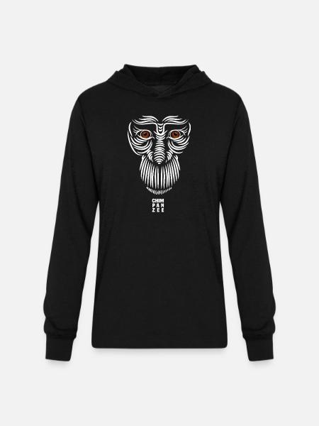Sad Face - Unisex Long Sleeve Hoodie Shirt - black