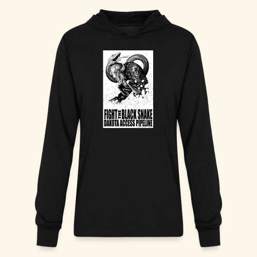 Fight the Black Snake NODAPL - Unisex Long Sleeve Hoodie Shirt