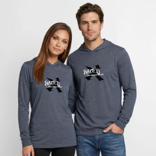 Hated Front - Unisex Long Sleeve Hoodie Shirt