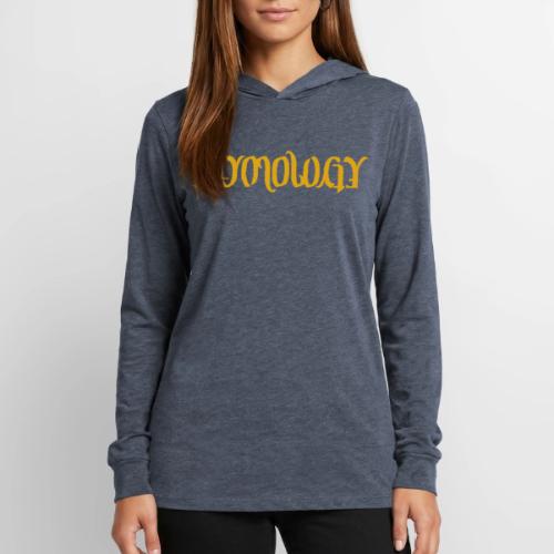 Yellow Etymology Ambigram - Unisex Long Sleeve Hoodie Shirt