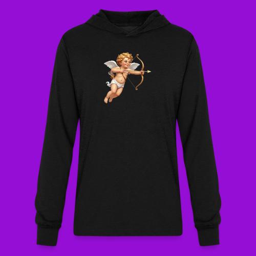 Cupid with twohearts set - Unisex Long Sleeve Hoodie Shirt