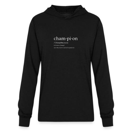 Champion - Unisex Long Sleeve Hoodie Shirt
