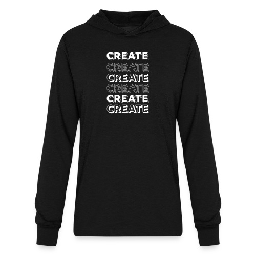 Create Typography - Unisex Long Sleeve Hoodie Shirt