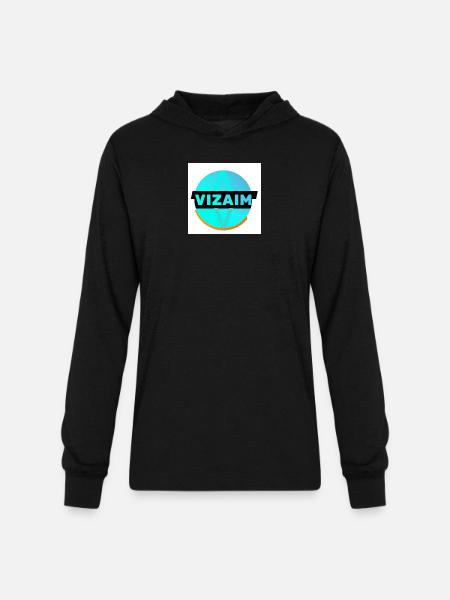 Vizaim wear - Unisex Long Sleeve Hoodie Shirt - black