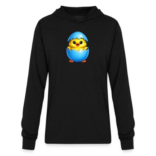 Easter Chick Blue - Unisex Long Sleeve Hoodie Shirt