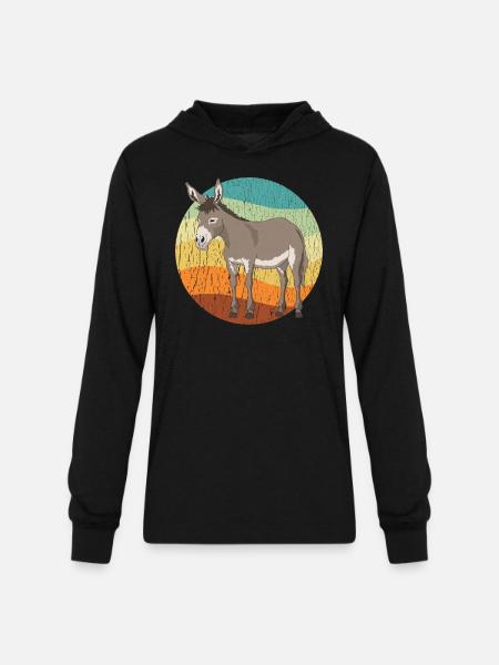 Mule Lover Mules Owner - Unisex Long Sleeve Hoodie Shirt - black