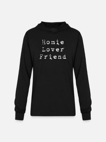 Home Lover Friend - Unisex Long Sleeve Hoodie Shirt - black